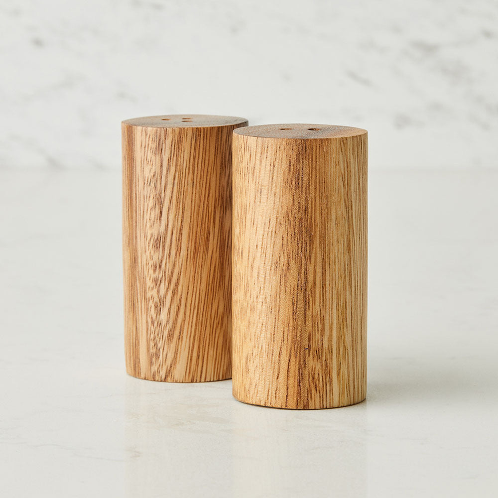 Wood Salt & Pepper Shakers, Indonesia