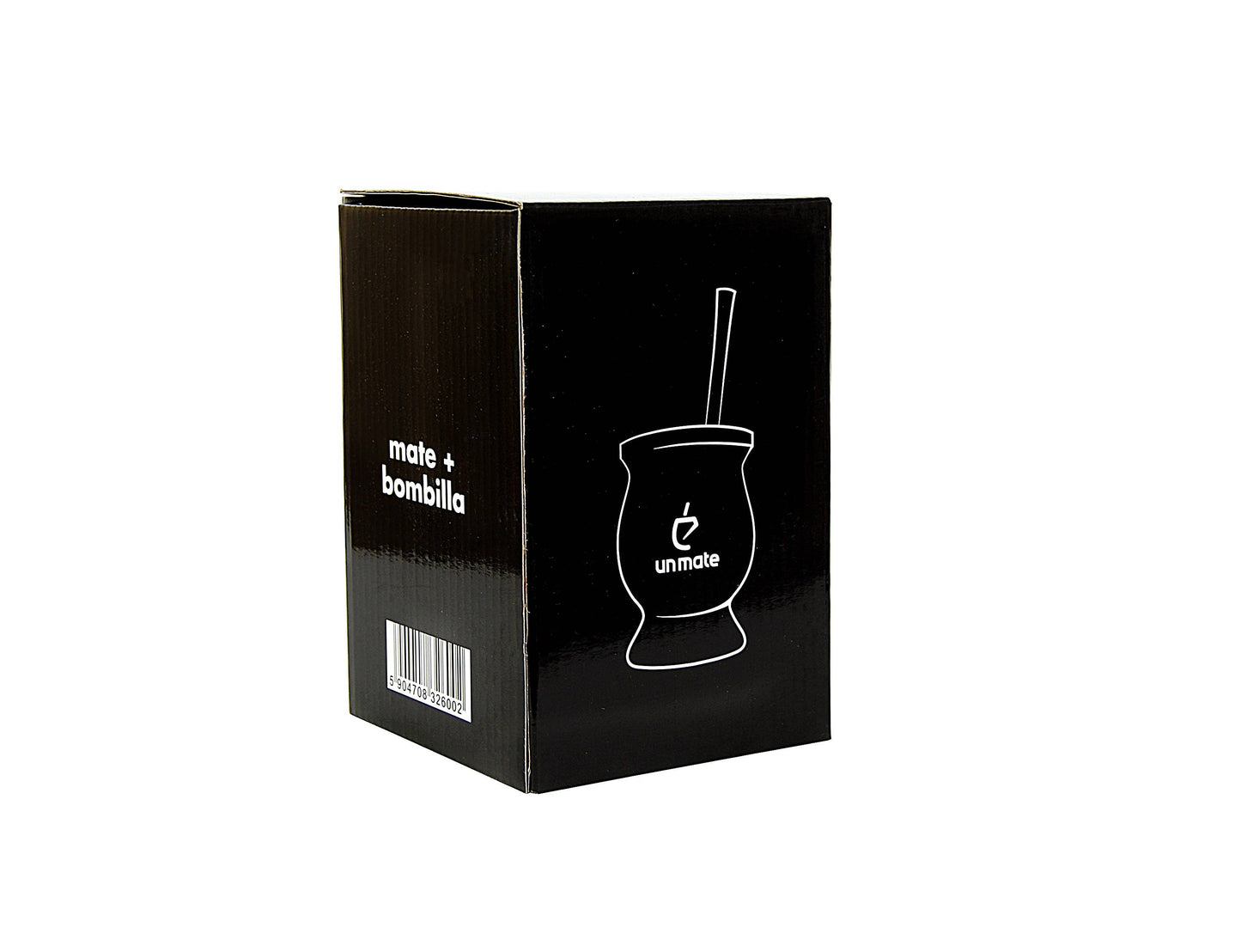 Yerba Mate Tea kit Combo Steel: Stainless steel gourd, Metal Straw (Bombilla), Brush, Argentina