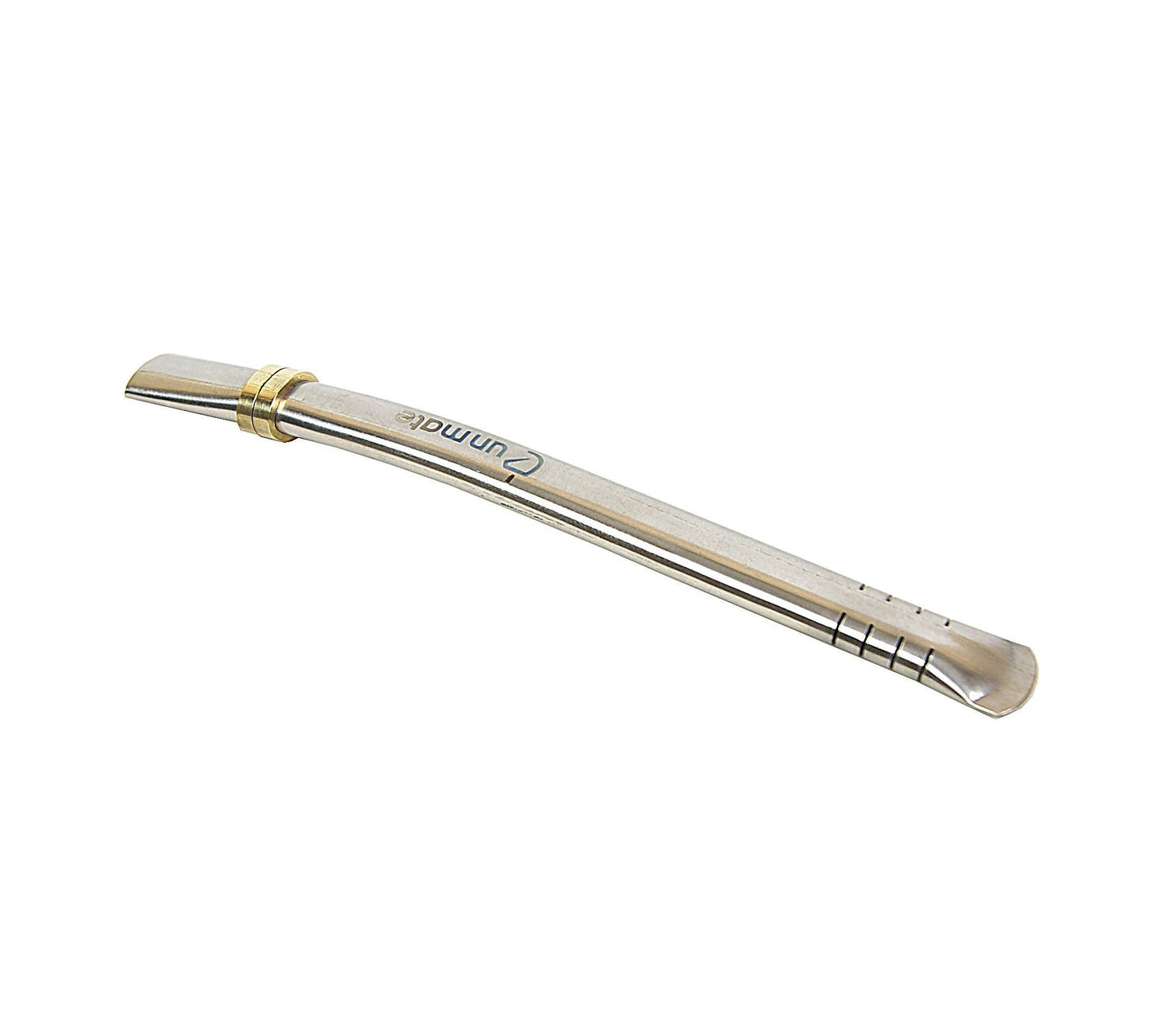 Yerba Mate Tea kit Combo Steel: Stainless steel gourd, Metal Straw (Bombilla), Brush, Argentina