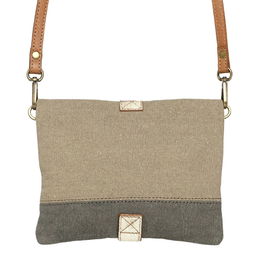 Women's Crossbody Bag, Original Leather - Finley Stone Cowhide, India