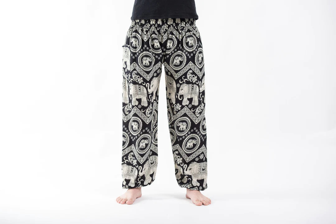 Imperial Black Elephant Unisex Pants, Thailand