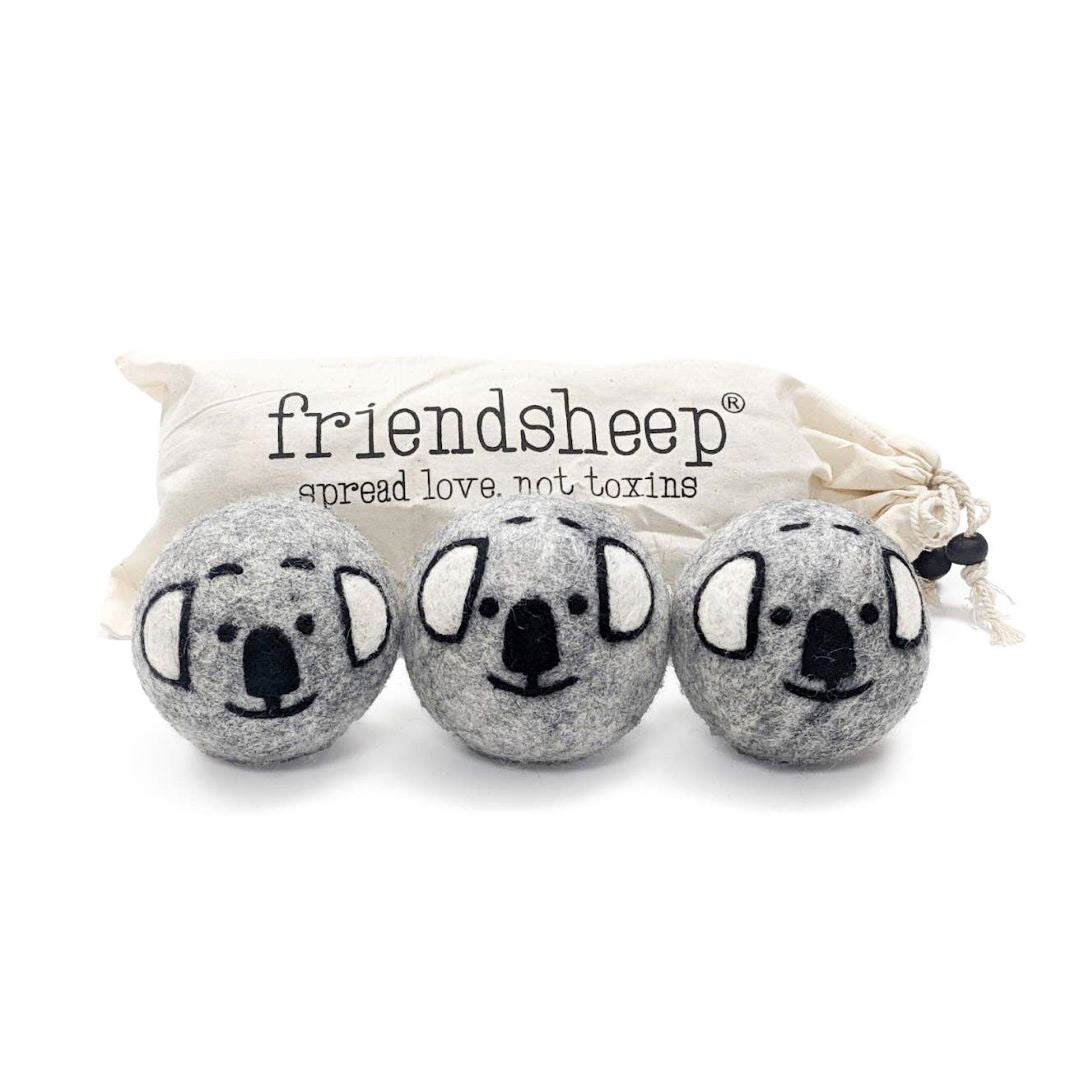 Eco Dryer Balls - Cuddly Koalas - Set of 3, New Zealand