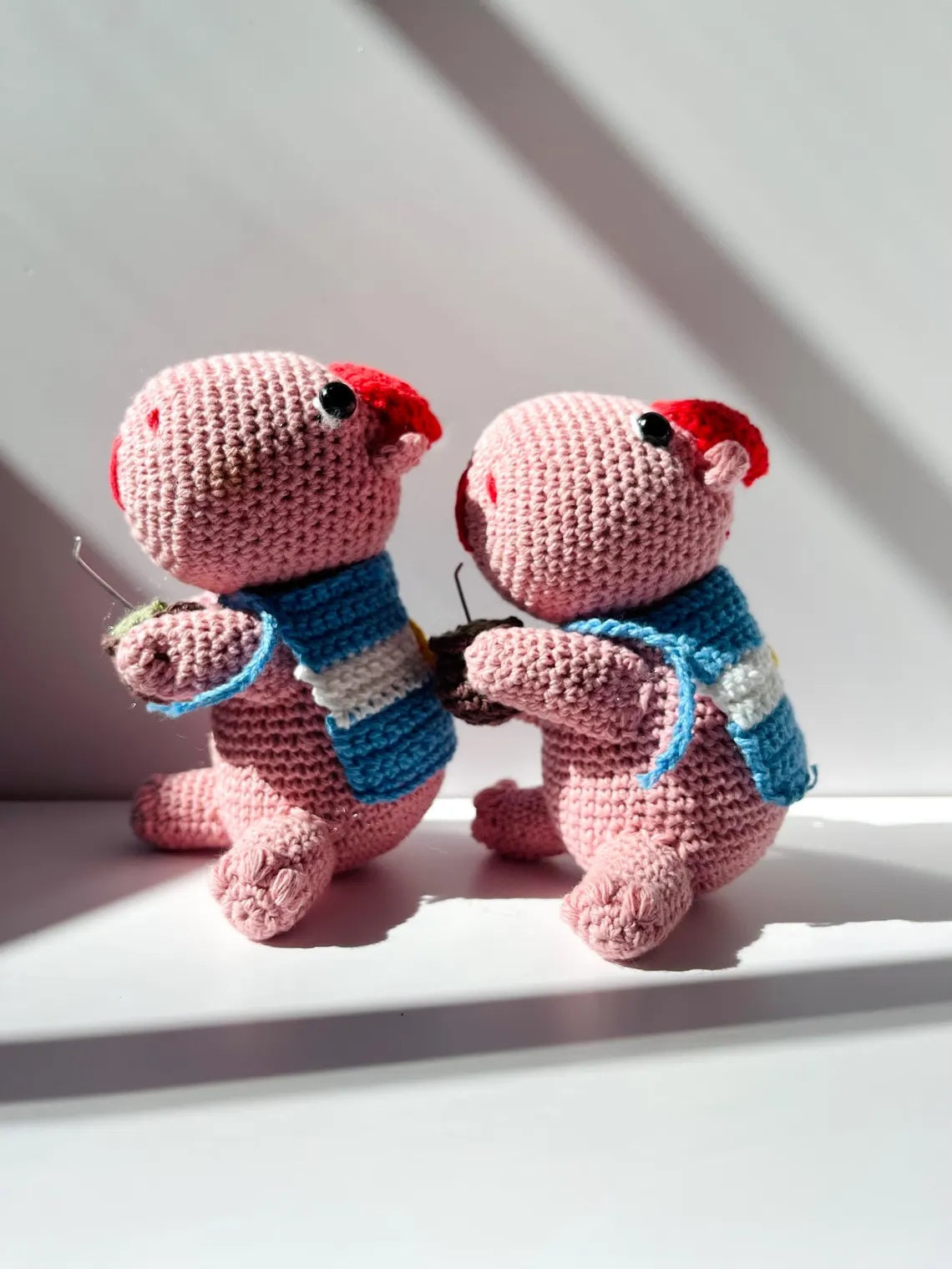Handmade Argentine Carpincho / PINK /Amigurumi/Boca,River,Argentina