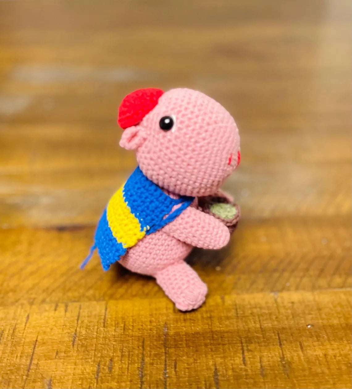 Handmade Argentine Carpincho / PINK /Amigurumi/Boca,River,Argentina