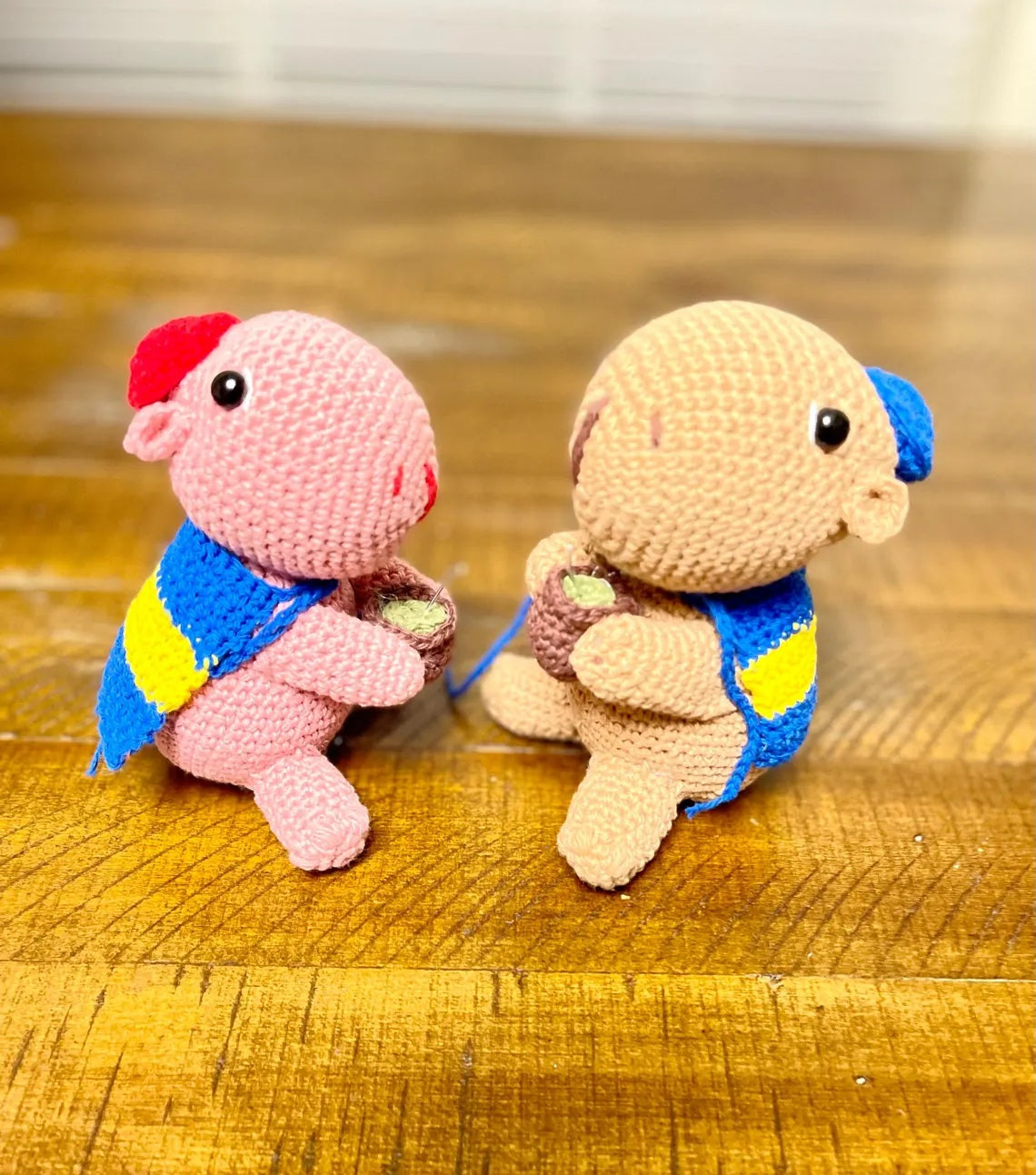 Handmade Argentine Carpincho / PINK /Amigurumi/Boca,River,Argentina