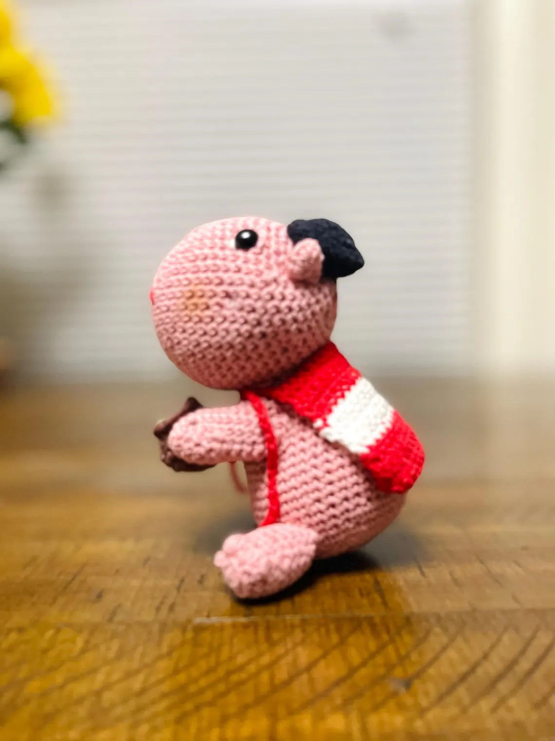 Handmade Argentine Carpincho / PINK /Amigurumi/Boca,River,Argentina