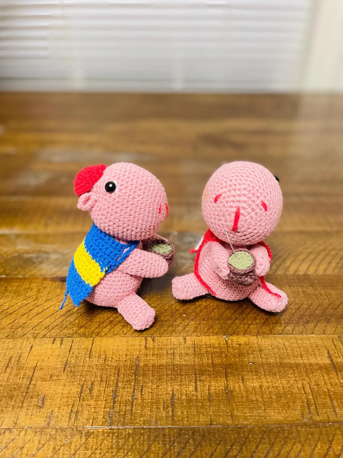 Handmade Argentine Carpincho / PINK /Amigurumi/Boca,River,Argentina