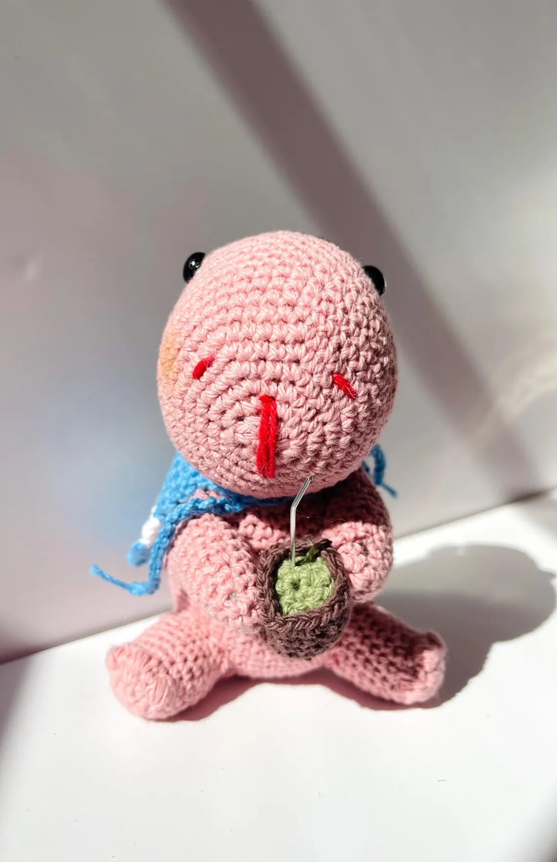 Handmade Argentine Carpincho / PINK /Amigurumi/Boca,River,Argentina