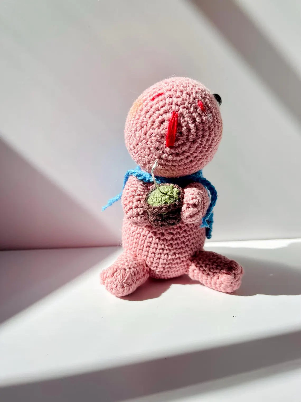 Handmade Argentine Carpincho / PINK /Amigurumi/Boca,River,Argentina