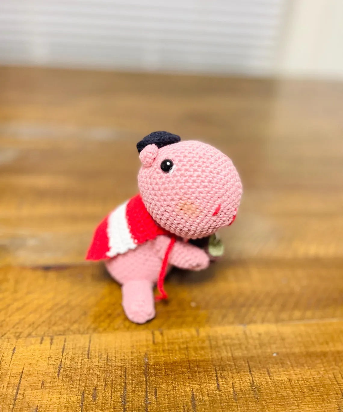 Handmade Argentine Carpincho / PINK /Amigurumi/Boca,River,Argentina