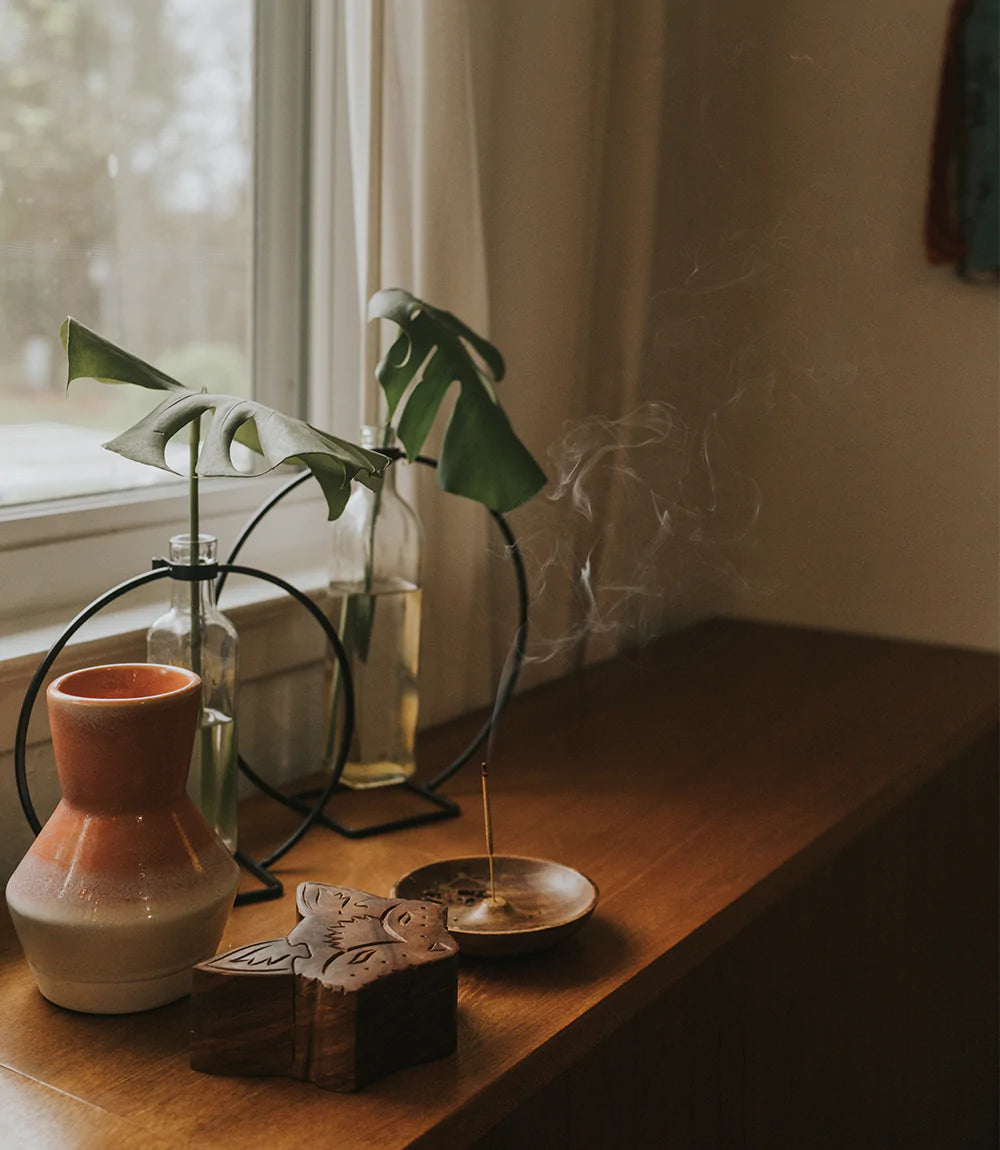 Celestial Incense Holder - Round, India