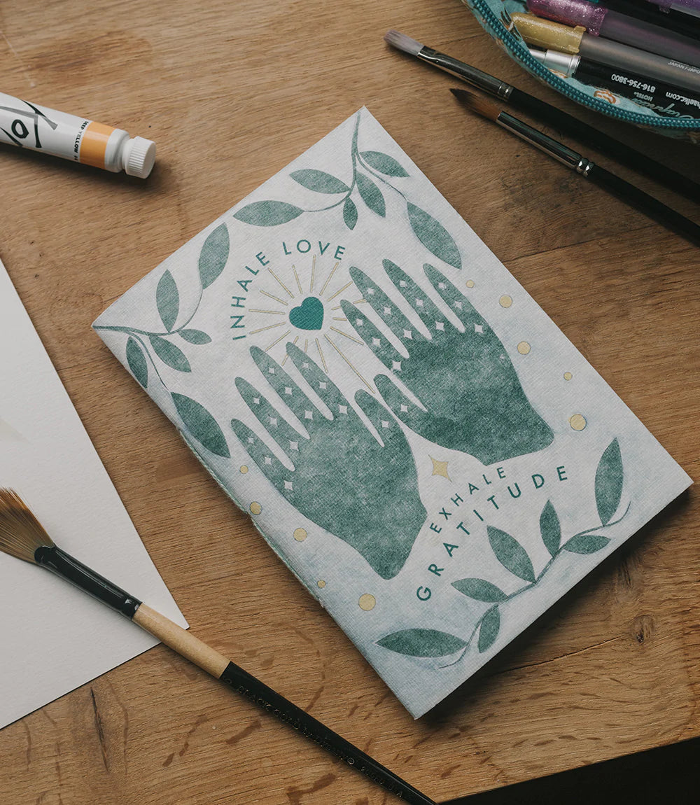 Gratitude Recycled Paper Journal - Exhale, India