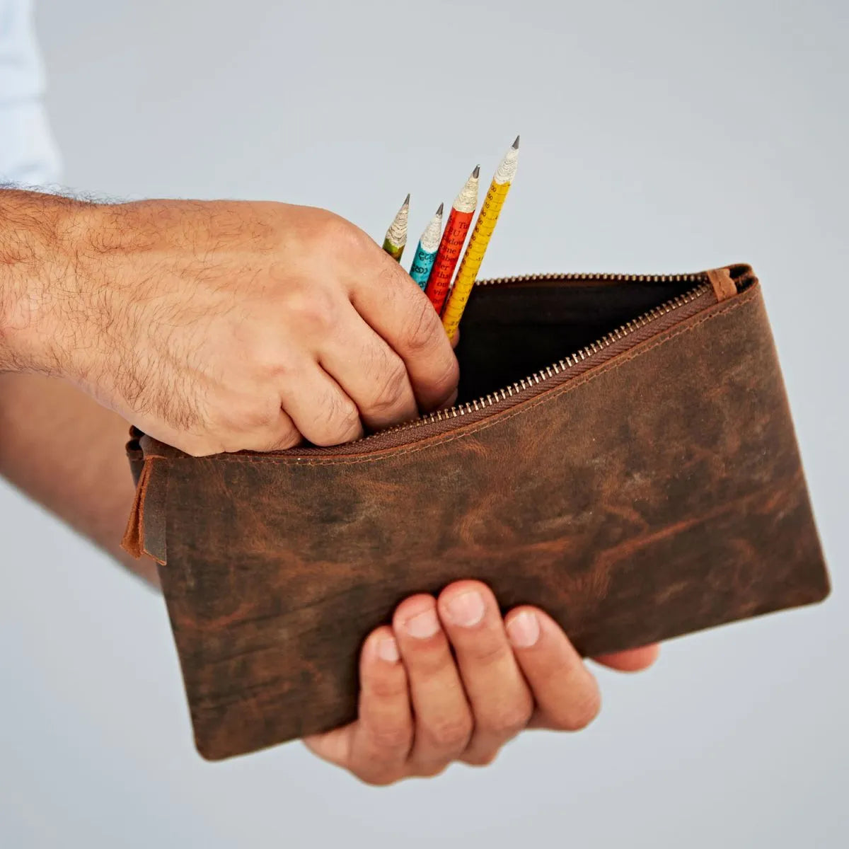 Buffalo Leather Pouch, Nepal