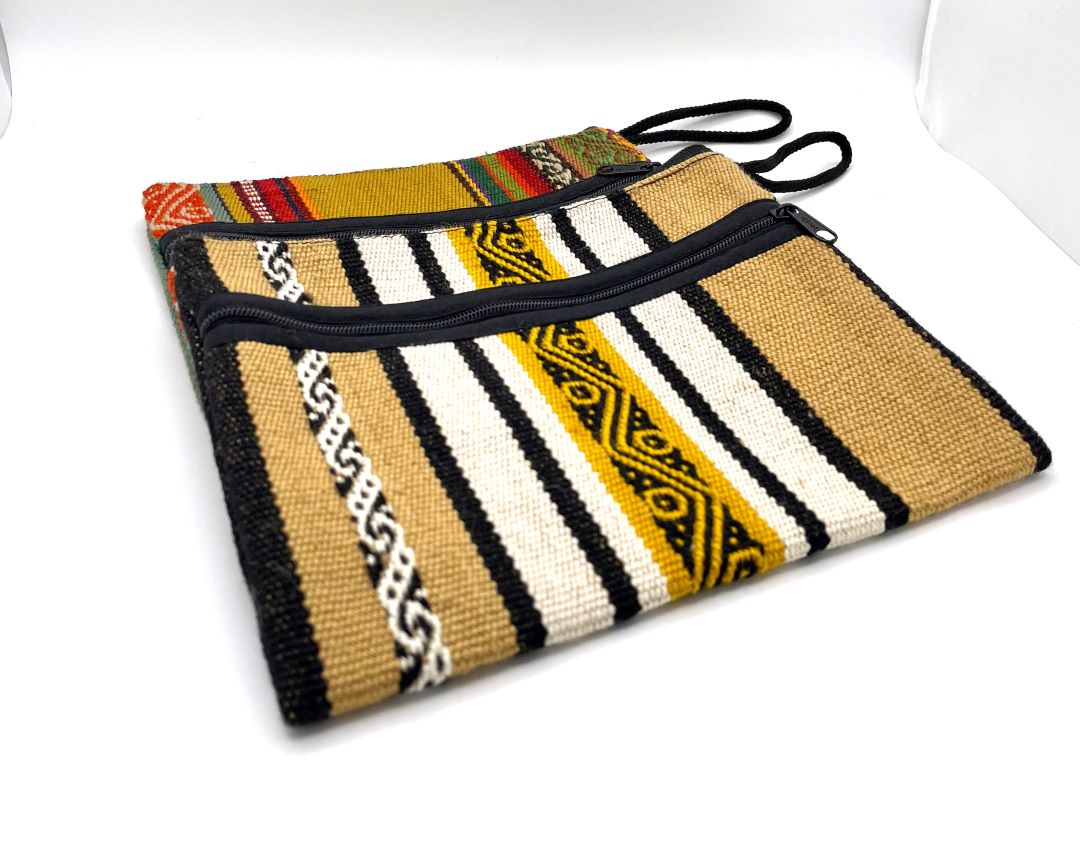 Clutch Aguayo Bag - Mustard Yellow - Bolivia