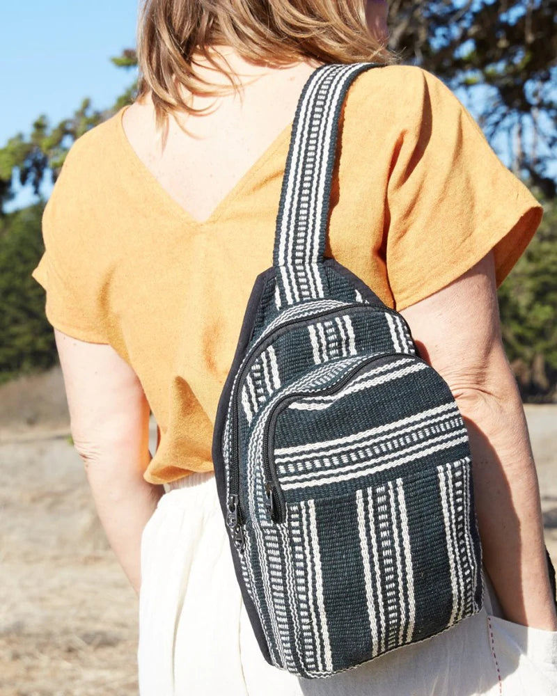 Cotton Sling Backpack, Nepal