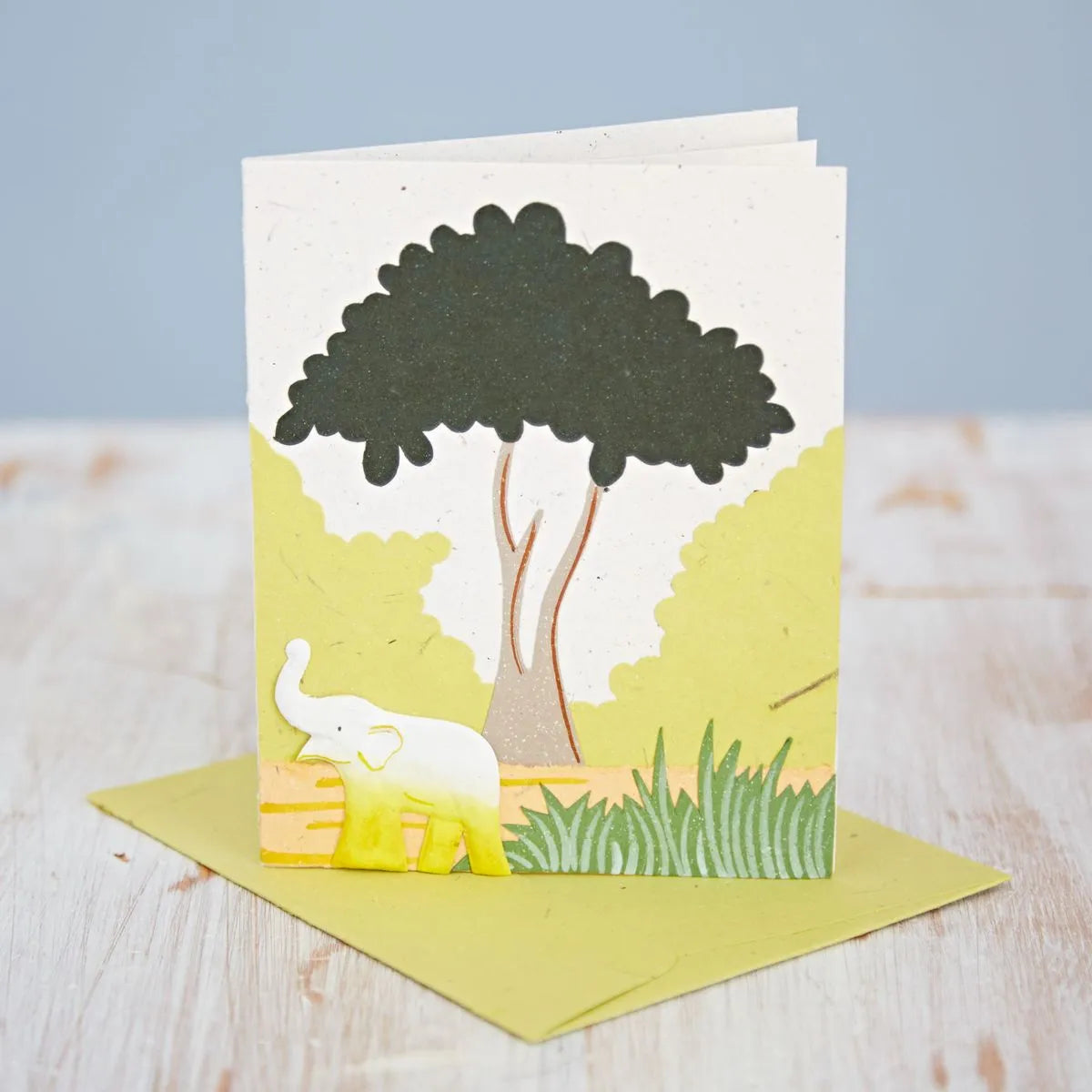Eco Maximus Elephant Dung Greeting Card, Sri Lanka.