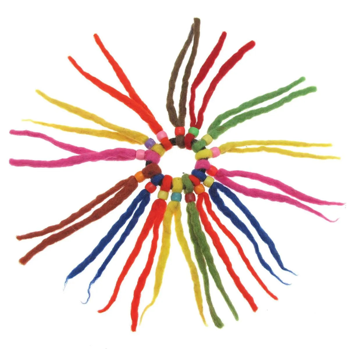 Felt Spikey Hair Band / Bobble, Nepal