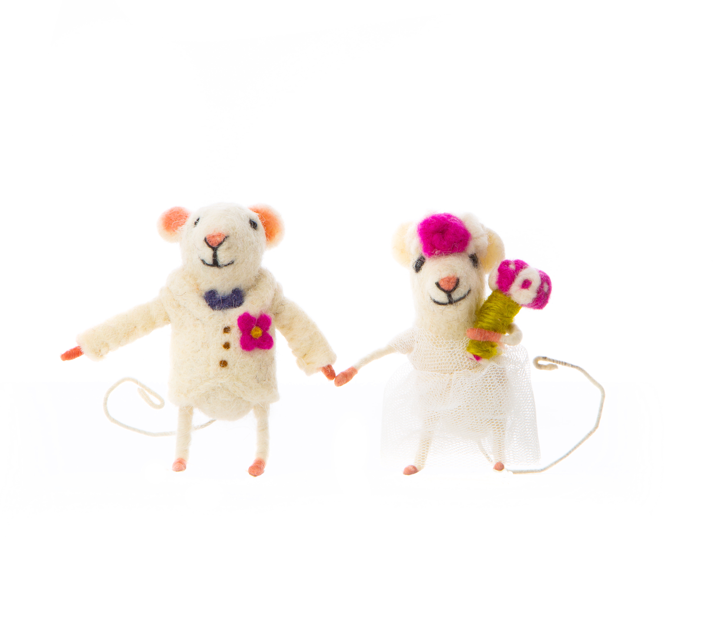 Page Boy and Bridesmaid Wedding Mice, Nepal