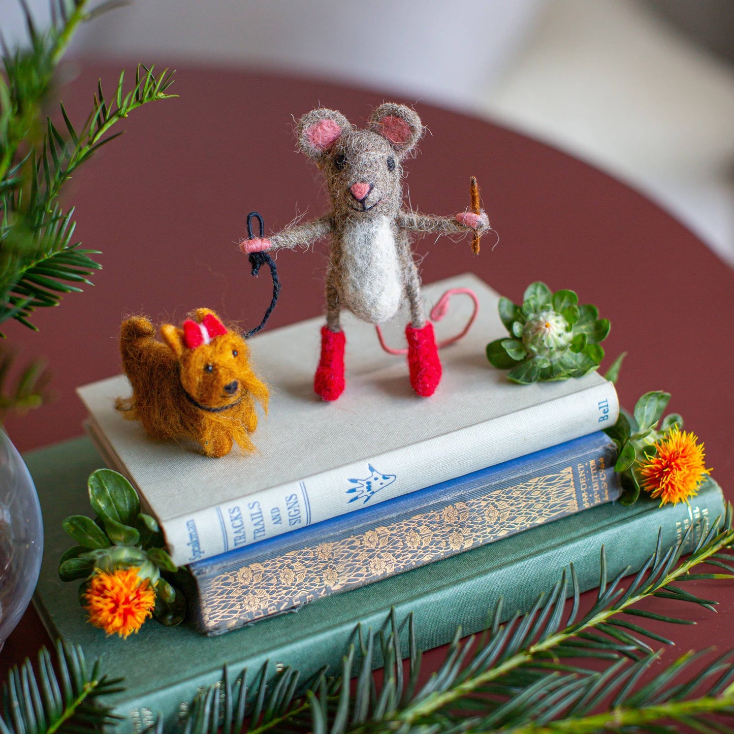 Dog Walker Mouse: Walking Dachshund, Nepal