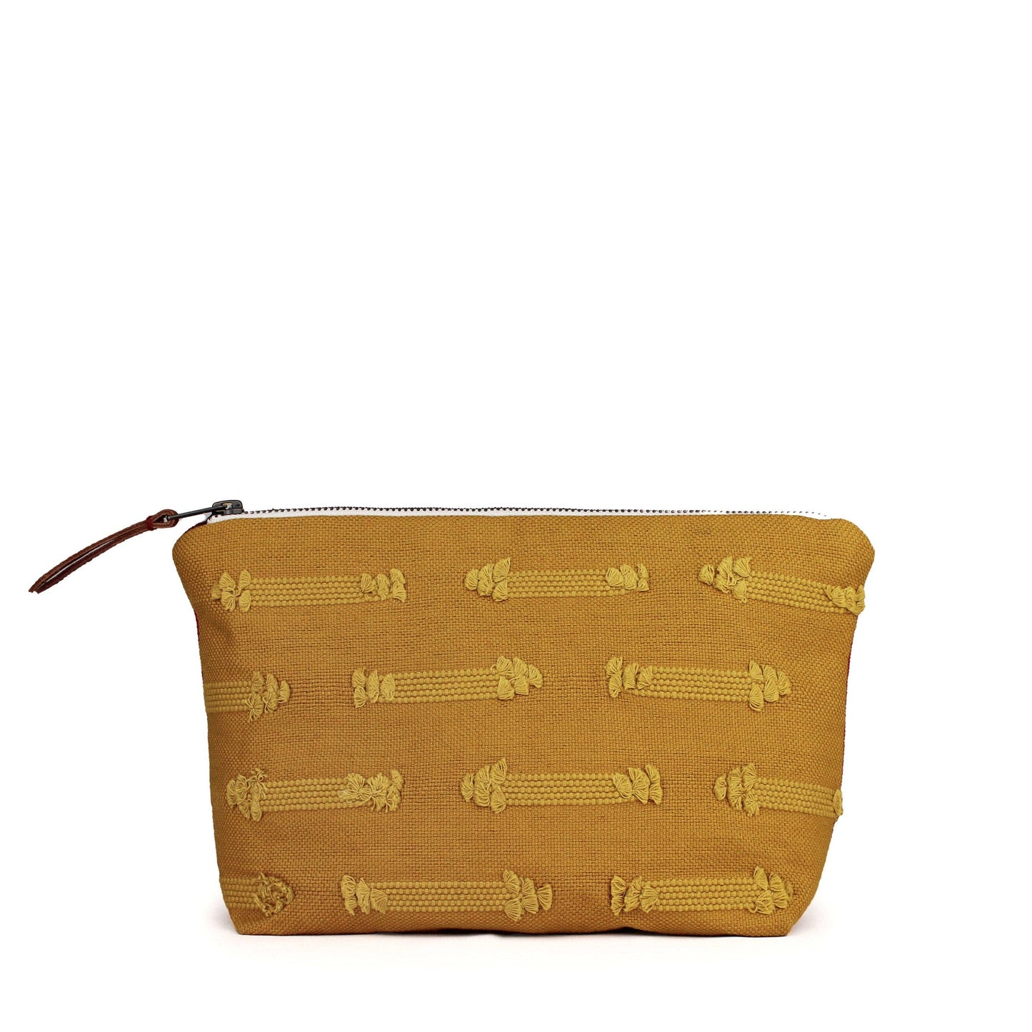 Pouch Bag, Cosmetic Bag / Butterscotch, Guatemala