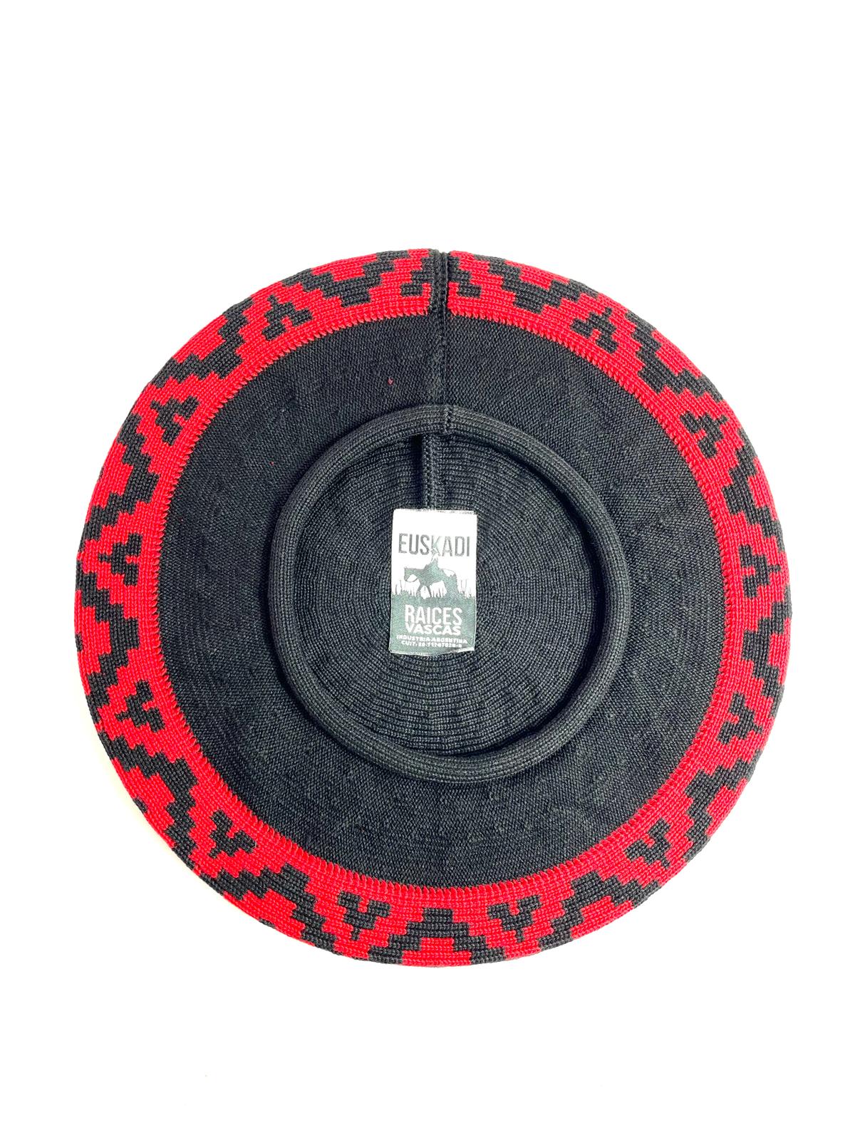 Argentine Beret with Guarda Pampa-Handmade Cotton Beret-Unisex