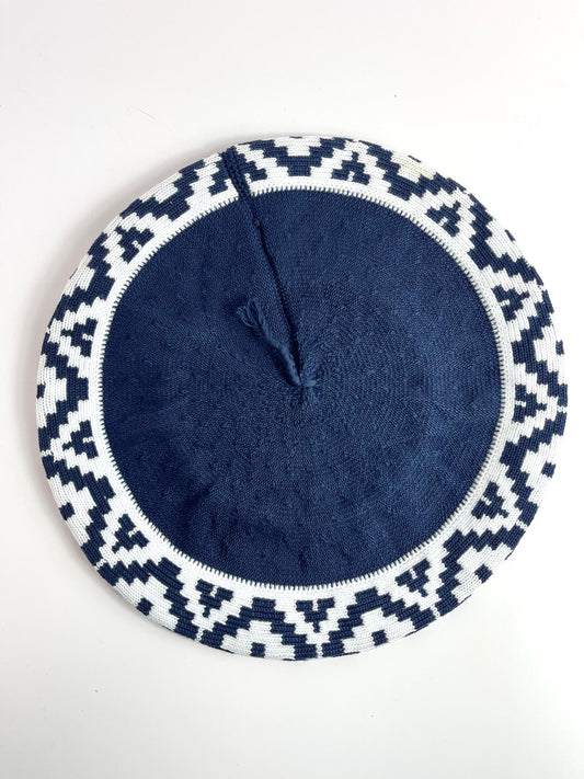 Argentine Beret with Guarda Pampa-Handmade Cotton Beret-Unisex