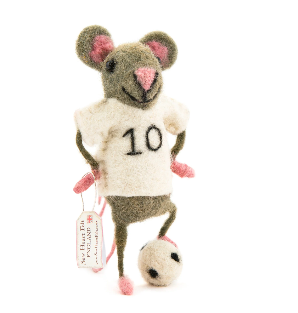 Footballer Mice: Blue, Soccer mouse, England