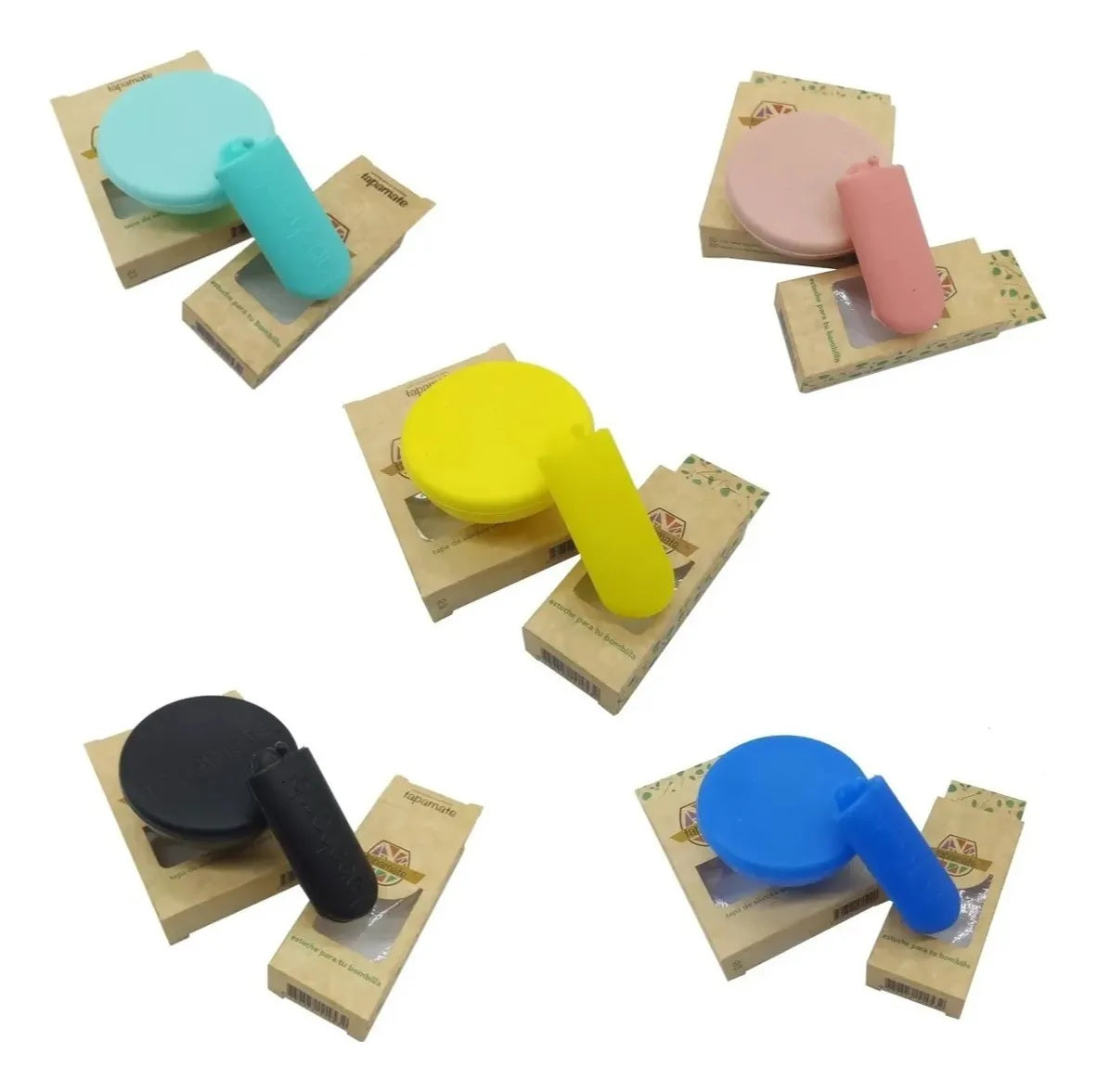 Mate Travel Set | Silicone Mate Lid & Bombilla Case | Spill-Free Mate | Universal Fit | Mate on the Go