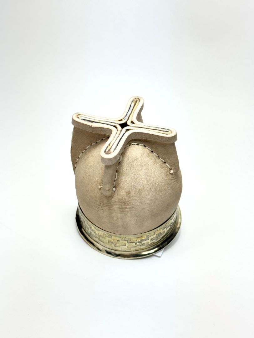 Luxury Imperial Mate - Artisan Reserve - Handcrafted Orfebre Virola - Uruguayan Calabash - Cured Leather, Argentina