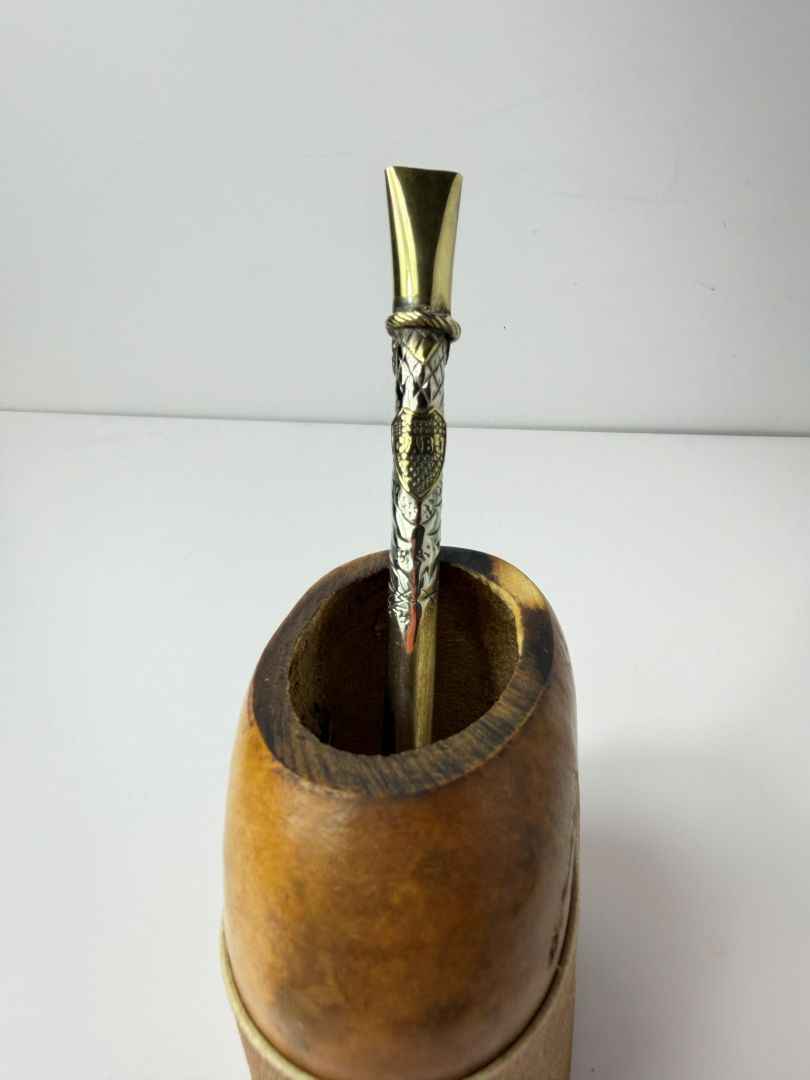 Premium Handcrafted German Silver Bombilla – Boca & River | Limited Availability
