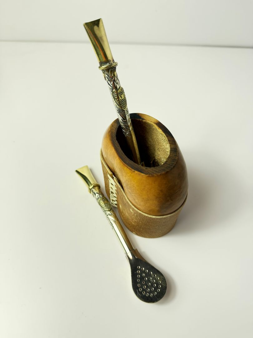 Premium Handcrafted German Silver Bombilla – Boca & River | Limited Availability