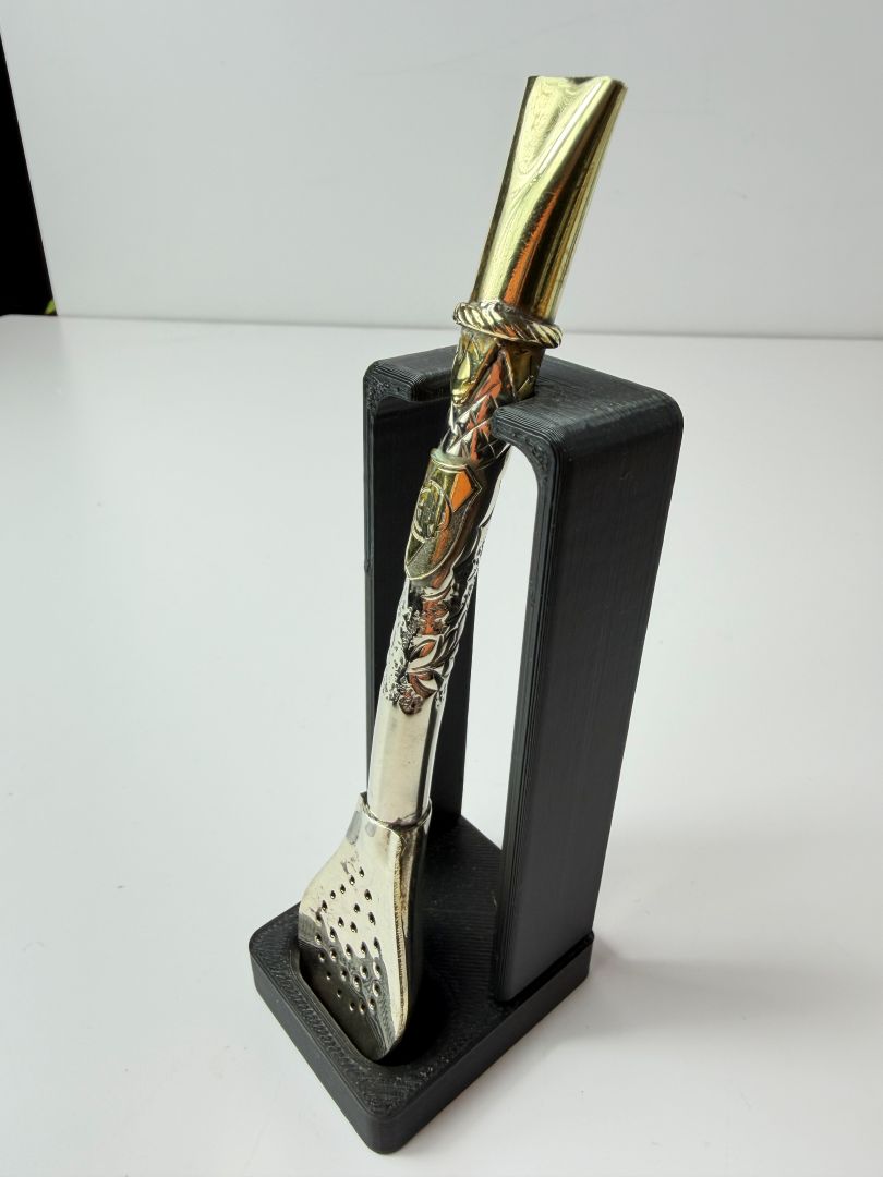 Premium Handcrafted German Silver Bombilla – Boca & River | Limited Availability