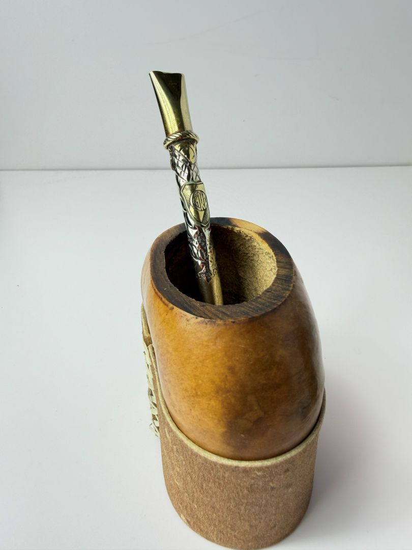 Premium Handcrafted German Silver Bombilla – Boca & River | Limited Availability