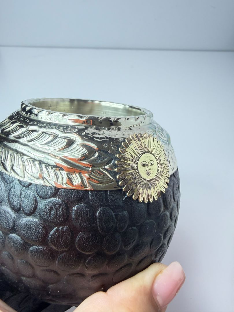 Black Croco Torpedo Mate – Sol de Mayo Argentina