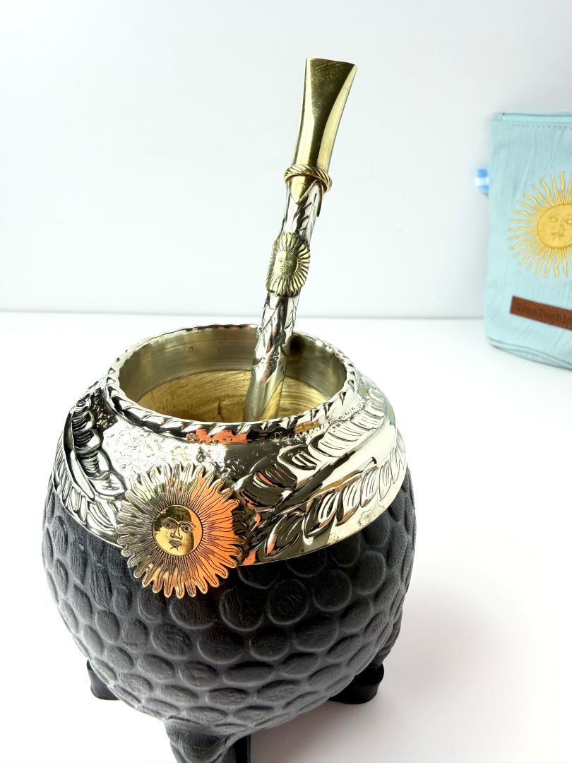 Black Croco Torpedo Mate – Sol de Mayo Argentina