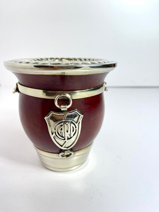 Argentinian River Plate Mate Gourd-Handmade Calabaza with Alpaca