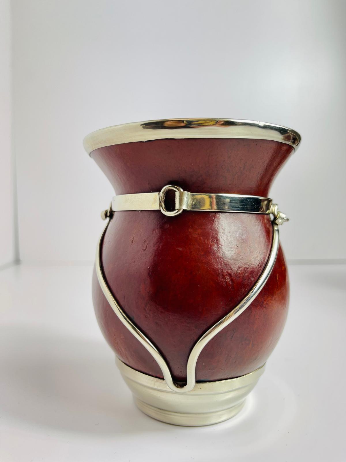 Mate Criollo de Argentina-Handmade Borravino Mate Gourd | Natural Calabash