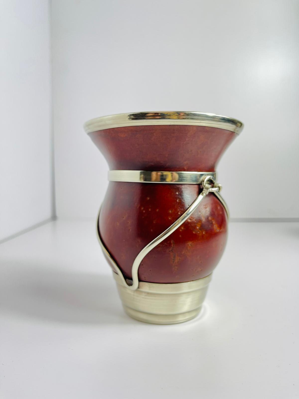 Mate Criollo de Argentina-Handmade Borravino Mate Gourd | Natural Calabash