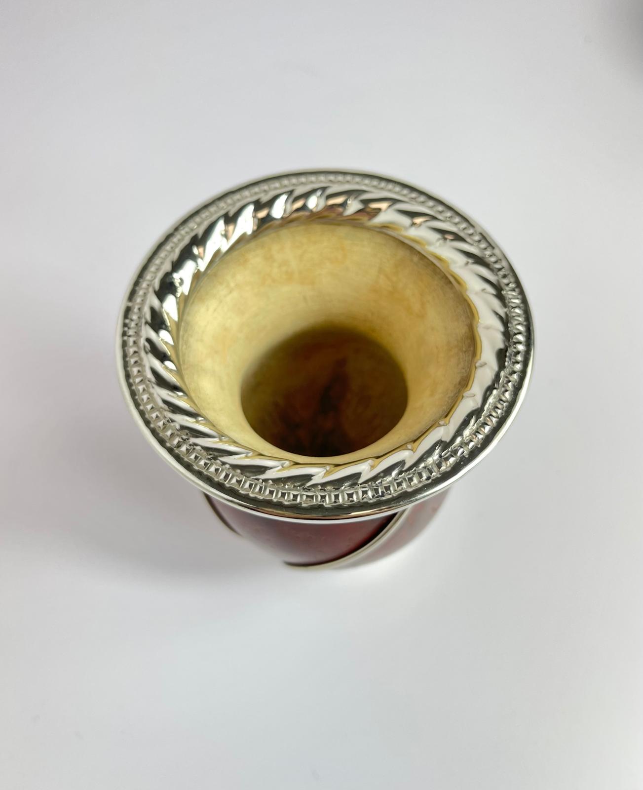 Mate Criollo de Argentina-Handmade Borravino Mate Gourd | Natural Calabash