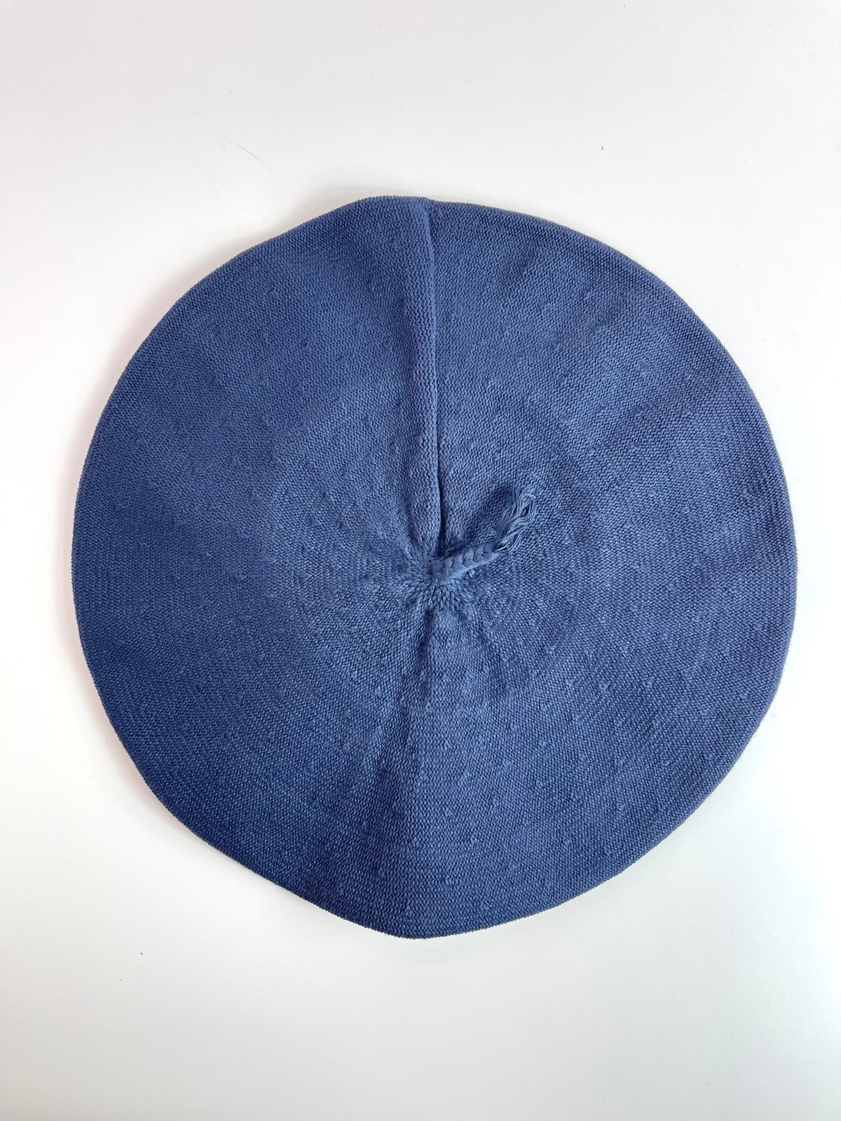 Handmade Cotton Beret from Córdoba, Argentina with Satin Lining