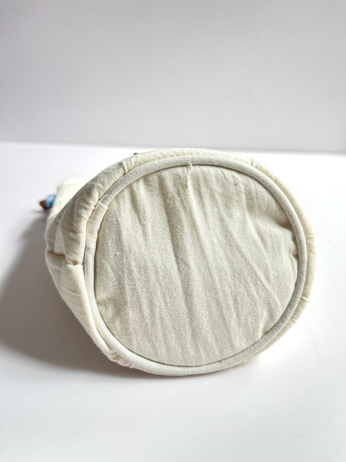 Sun of May Yerba Mate Bag – Light Ivory - Waterproof, Yerbero, Argentina