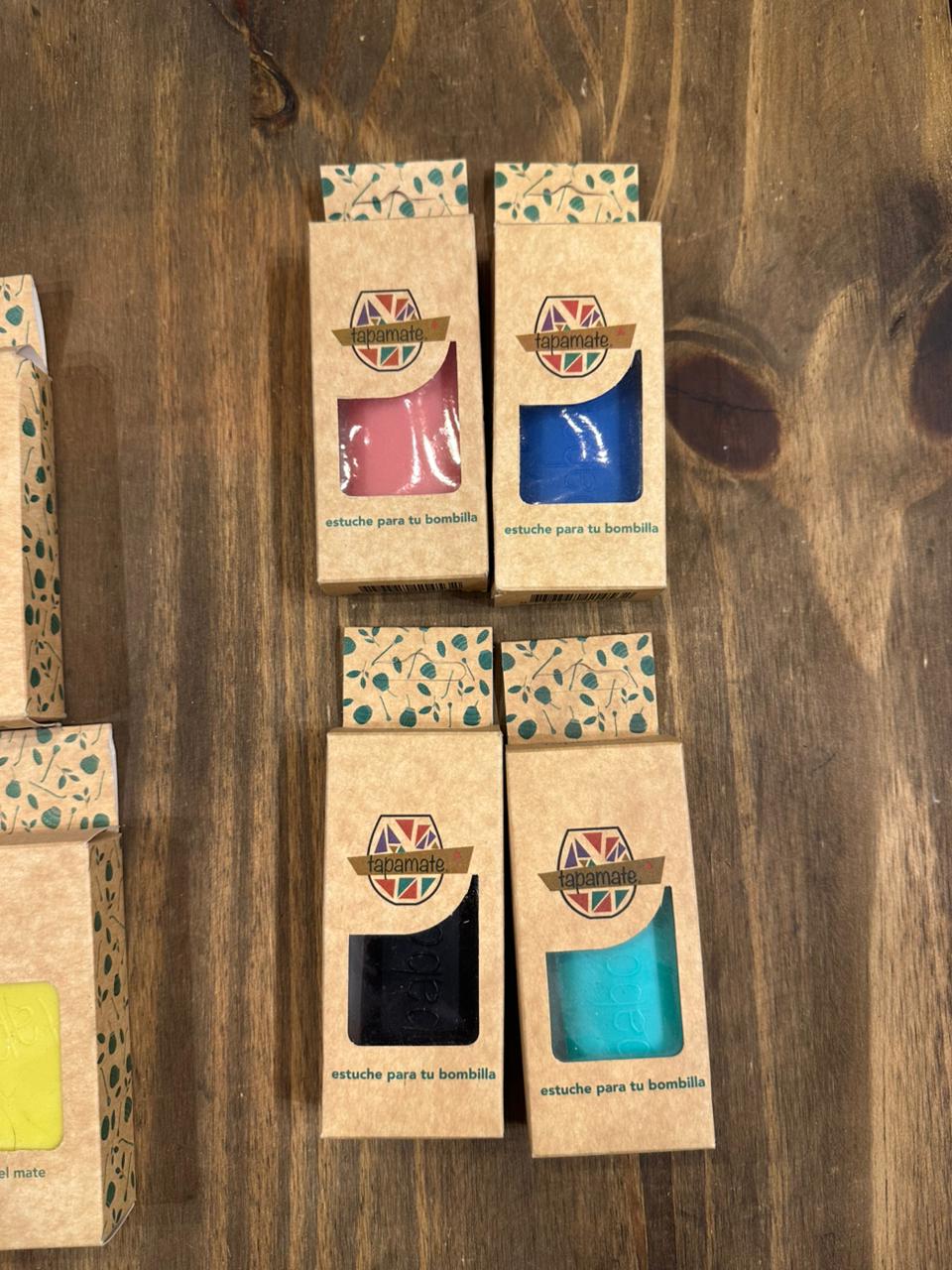 Mate Travel Set | Silicone Mate Lid & Bombilla Case | Spill-Free Mate | Universal Fit | Mate on the Go