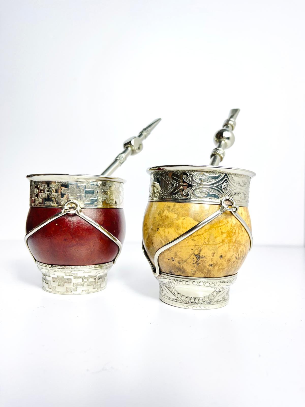 Imperial Criollo Mate Gourd-Hand Engraved Alpaca Premium, Argentina