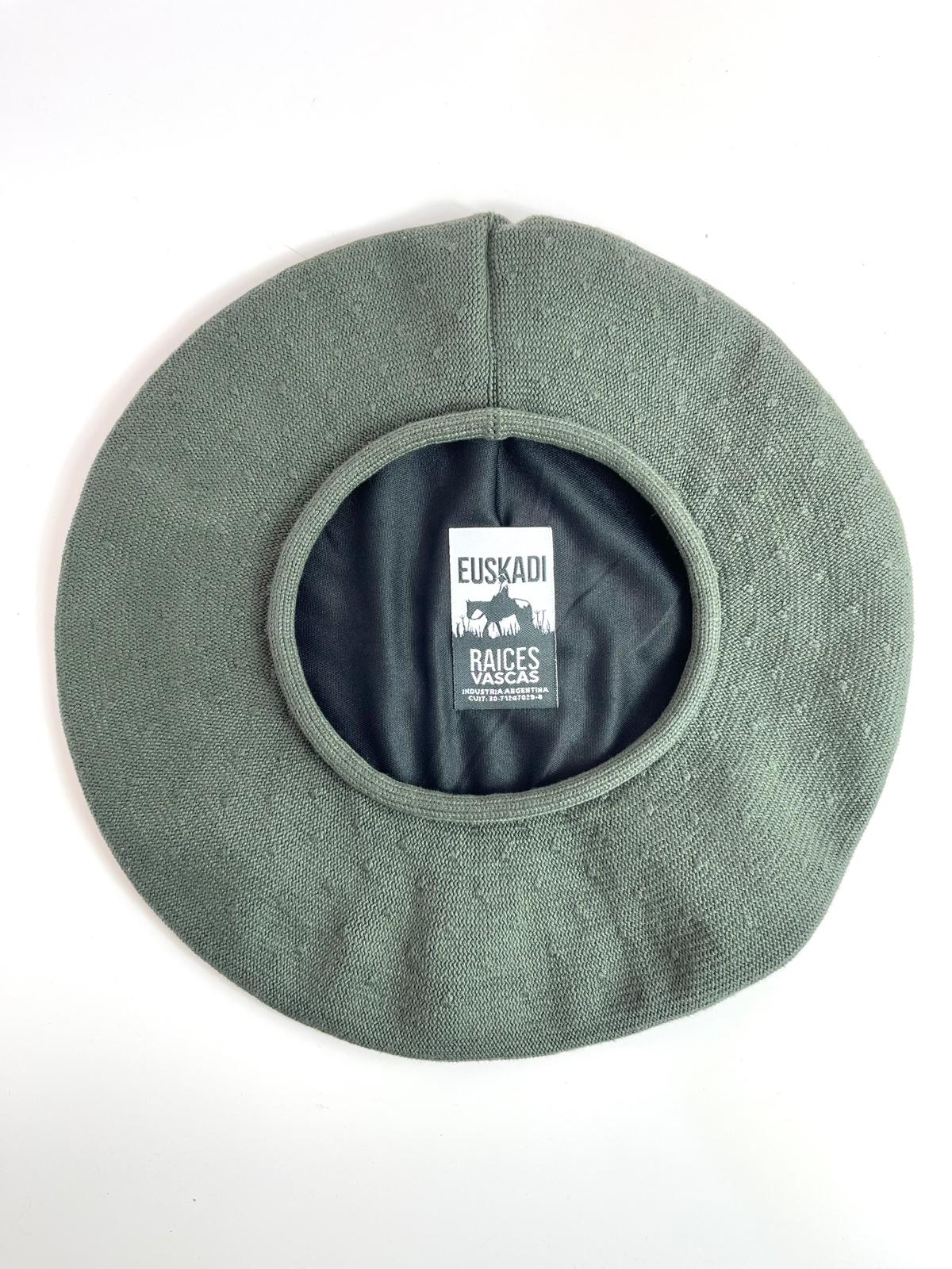 Handmade Cotton Beret from Córdoba, Argentina with Satin Lining