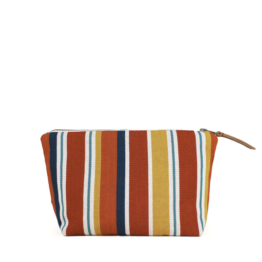Pouch Bag, Cosmetic Bag / Butterscotch, Guatemala