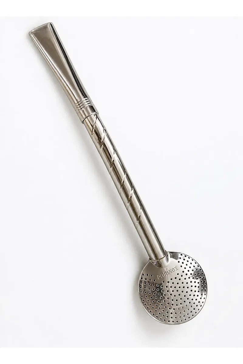 Purinox Classic Cincelado Bombillón-Premium Stainless Steel Mate Straw, Brazilian Yerba Mate Bombilla