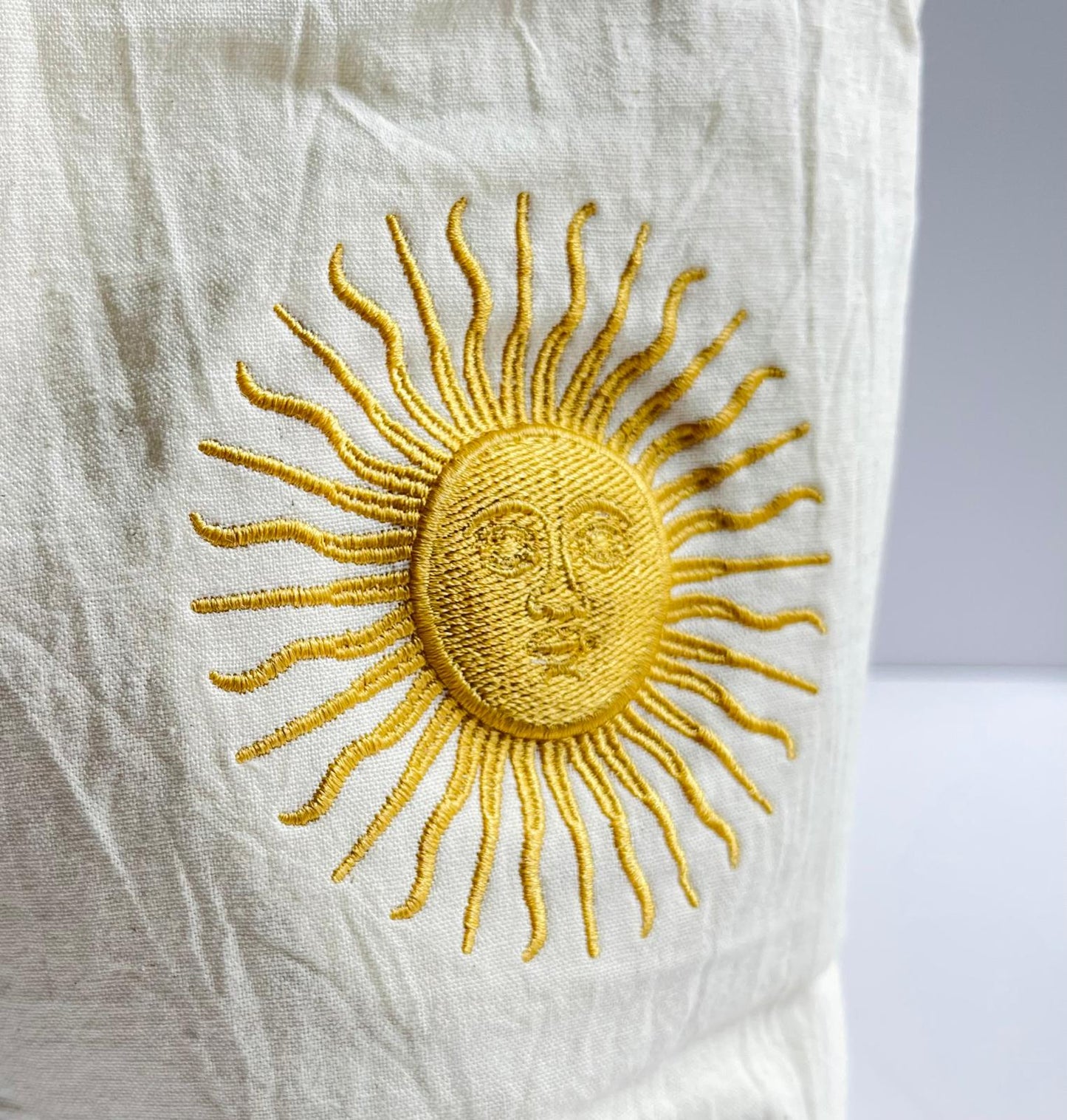 Sun of May Yerba Mate Bag – Light Ivory - Waterproof, Yerbero, Argentina