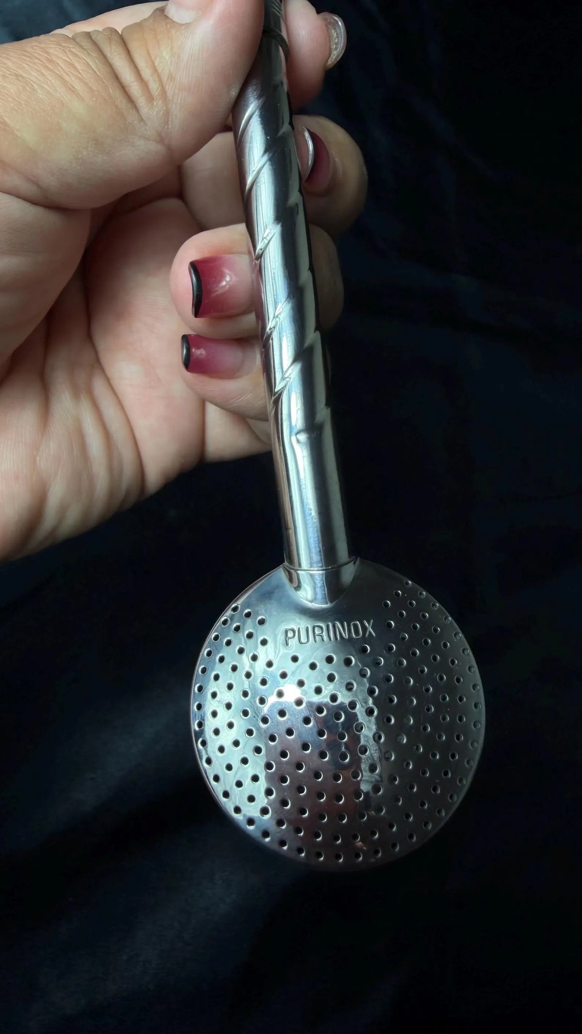 Purinox Pico de Loro Cincelado Bombillón-Premium Stainless Steel Mate Straw-Brazilian Yerba Mate Bombilla, Brazil