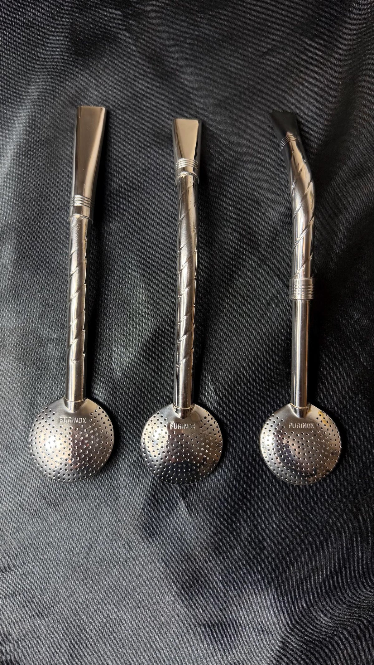Purinox Classic Cincelado Bombillón-Premium Stainless Steel Mate Straw, Brazilian Yerba Mate Bombilla