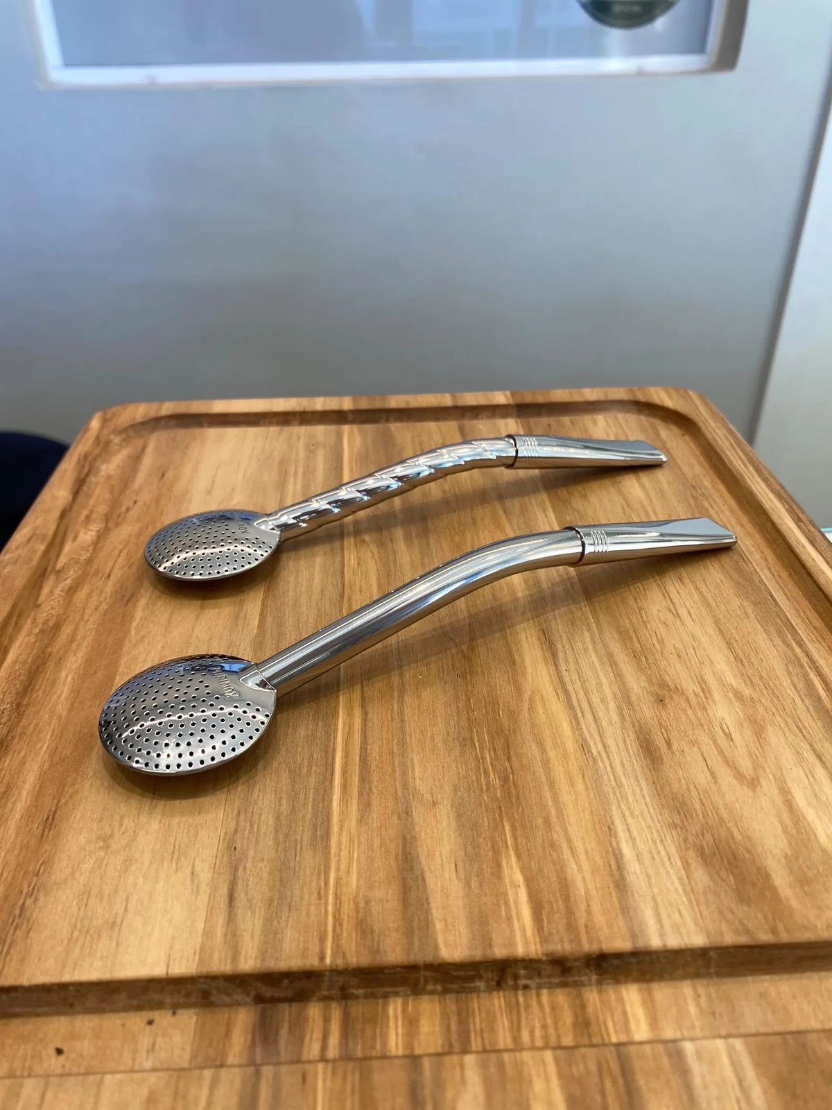 Purinox Semicurvo Cincelado Bombillón - Premium Brazilian Mate Straw- Surgical Stainless Steel Bombilla, Brazil